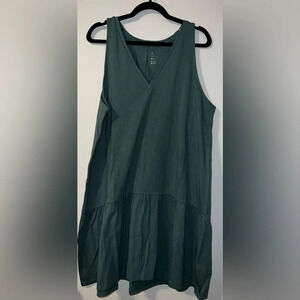 NWT A New Day Sleeveless V-Neck Ruffle dress
